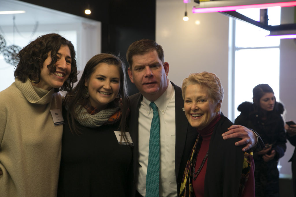 Demand Abolition’s Ziba Cranmer and Delaney Workman join Mayor Walsh and Ambassador Hunt at #HackTrafficking4Good 