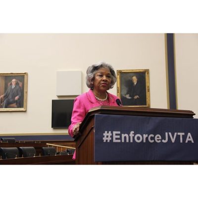Bipartisan call for full implementation of Justice for Victims of Trafficking Act